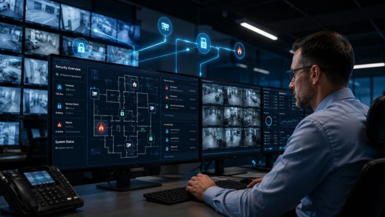 Integración CCTV - Control de Accesos y Detección de Incendios